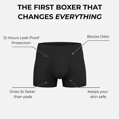 <strong>🔥🔥Top Quality | Men’s Washable Incontinence Boxer Briefs</strong>