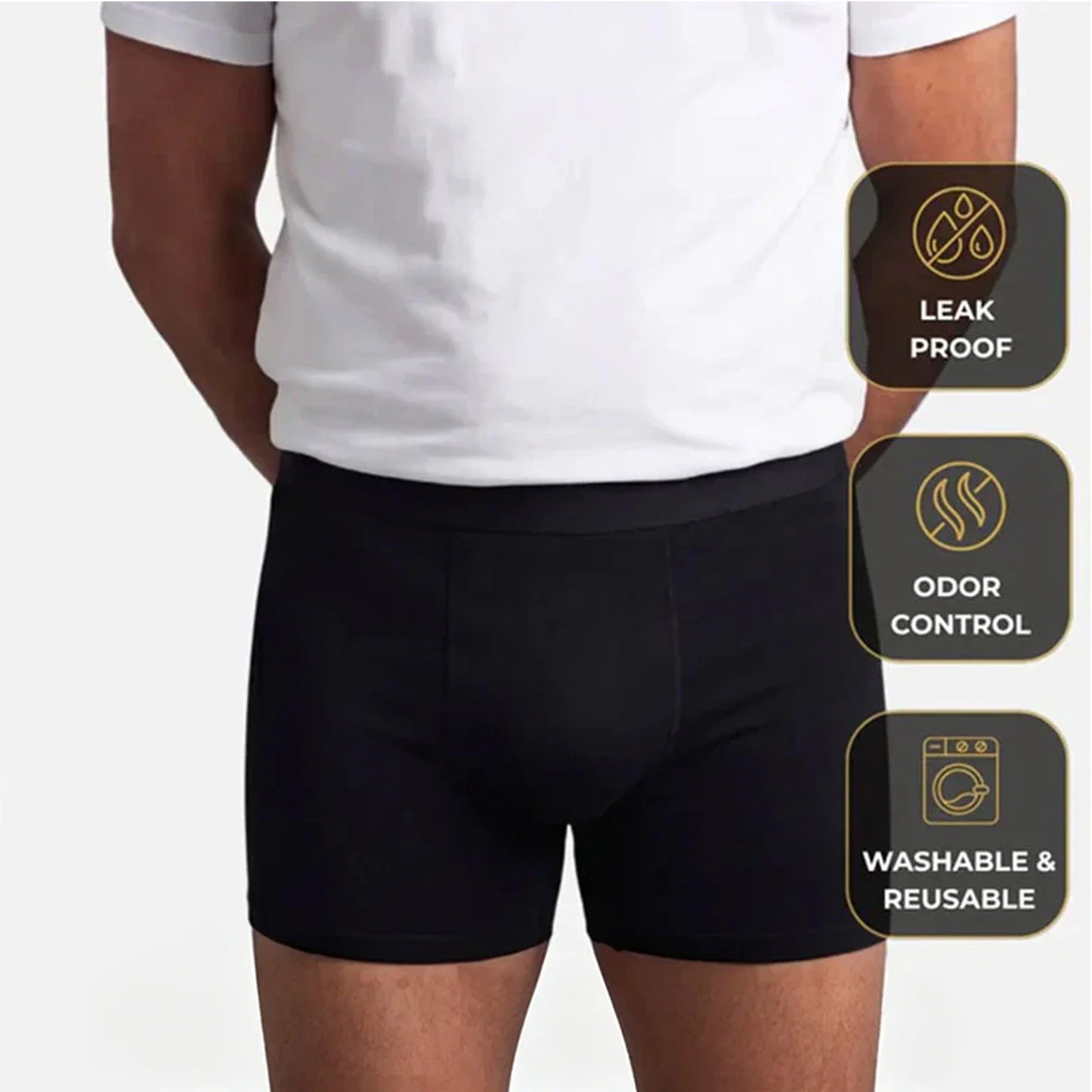 <strong>🔥🔥Top Quality | Men’s Washable Incontinence Boxer Briefs</strong>